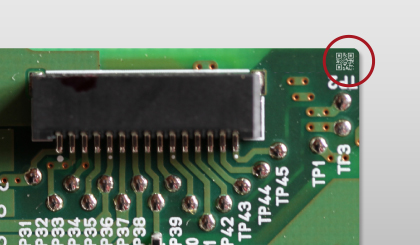 <p><p>レーザマーカでプリント基板に直接印字したDPMコードの読み取りに対応。</p>
</p>