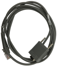 90A051230 - RS232、2m、ストレートケーブル、DC ジャック付
